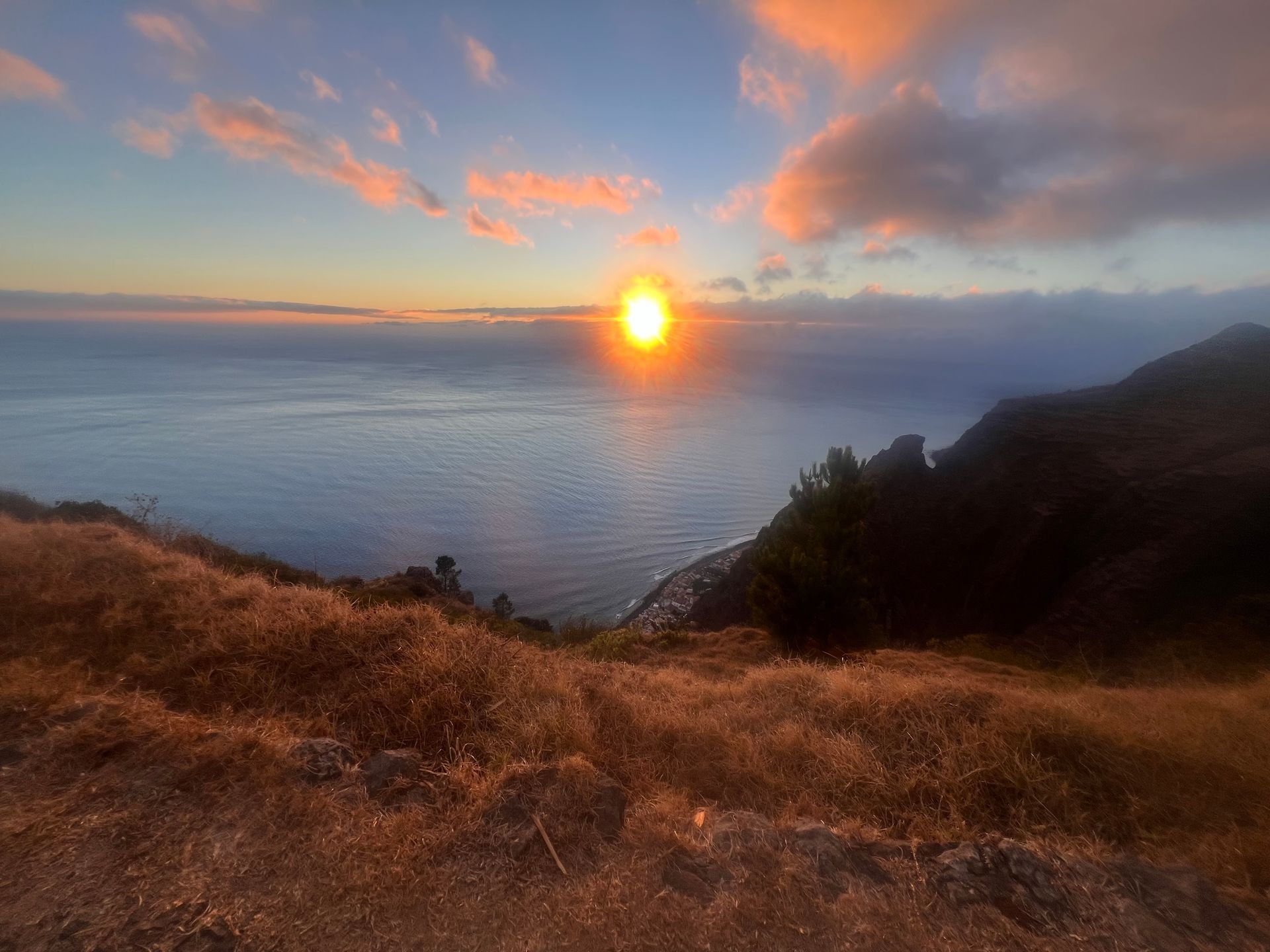 Madeira sea cliffs at golden hour — high-impact coastal location for fashion, lifestyle and commercial film shoots.